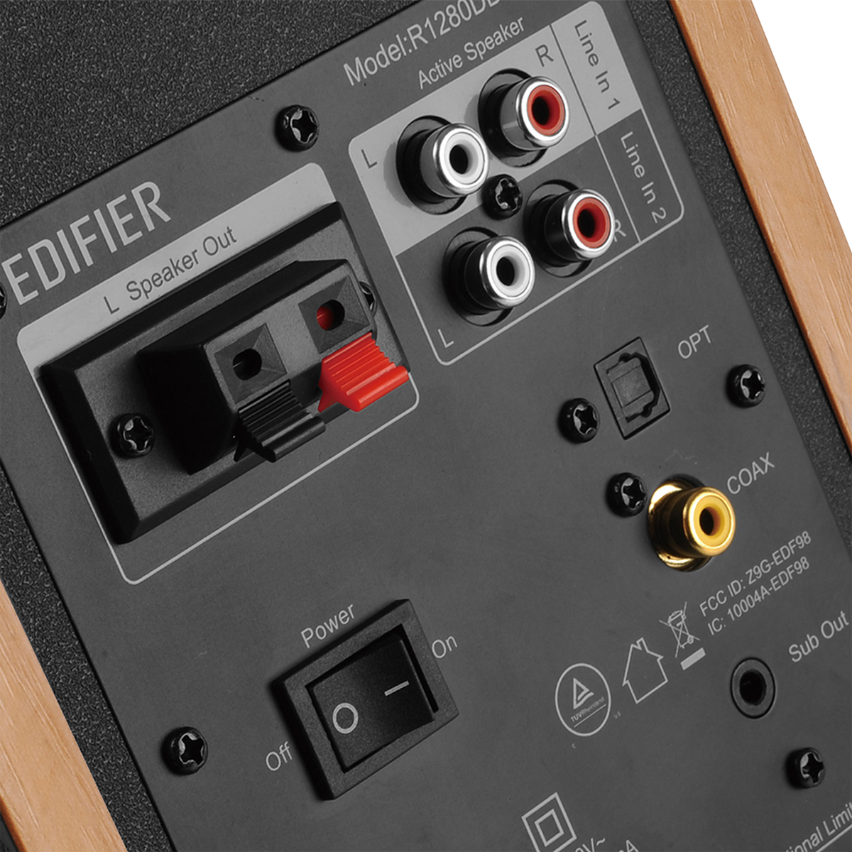 Edifier R1280DBs アクティブ Bluetooth ブックシェルフスピーカー