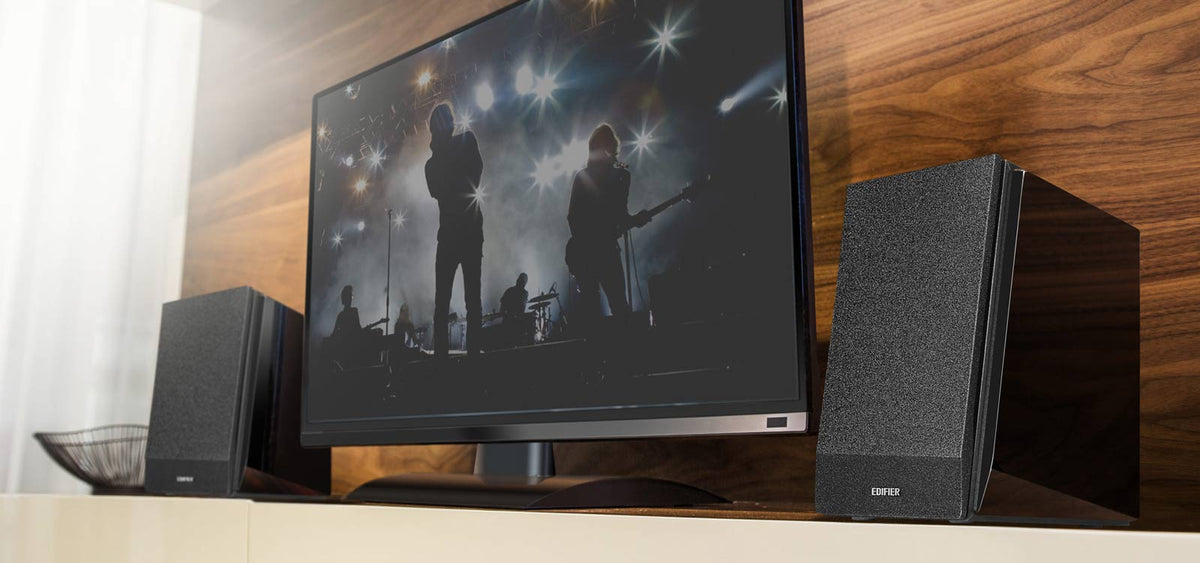 Edifier R1850DB ブックシェルフスピーカー(サブウーファー出力付き)