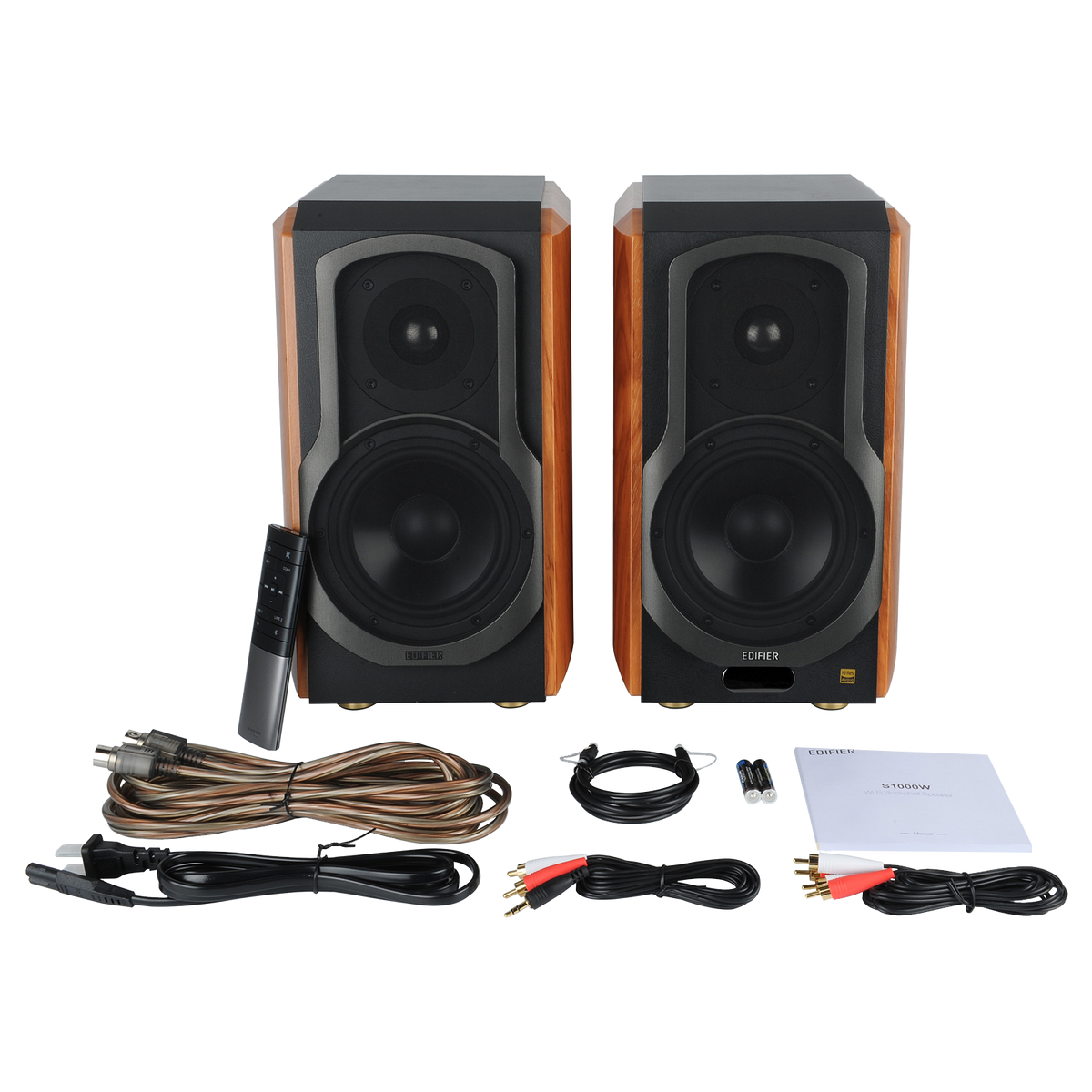 Edifier S1000W ワイヤレス Hi-Fi ブックシェルフスピーカー